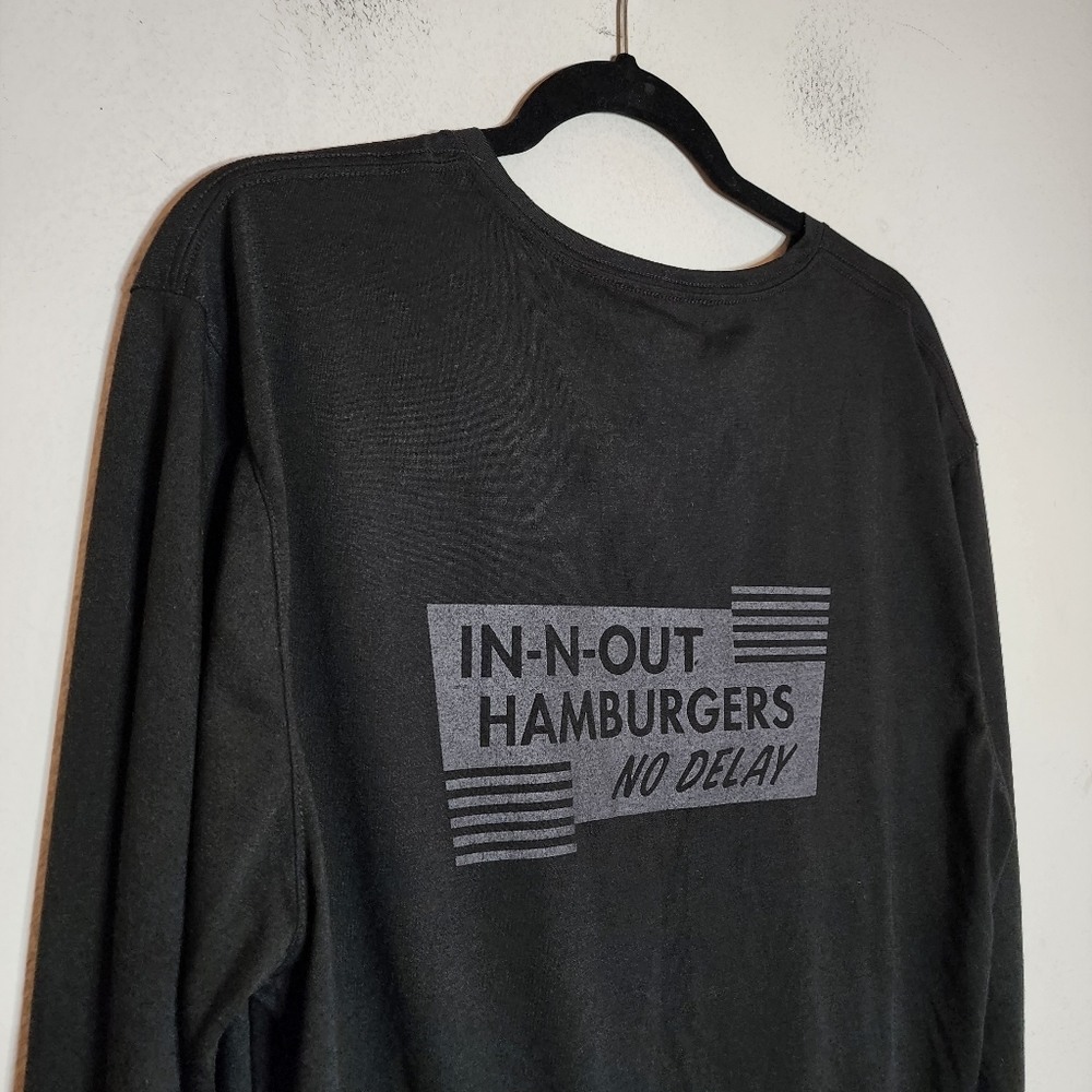 In-N-Out black long sleeve t. Size 2XL